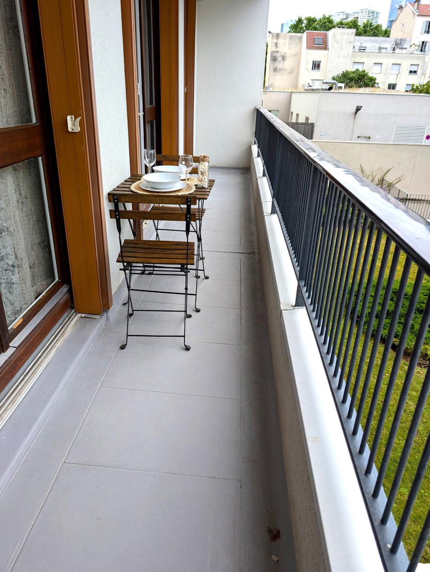 Evasion La Defense - Balcon & Wi-Fi, A 10 Min De Paris Apartment Courbevoie Exterior foto